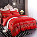 ABREEZE Twin Duvet Covers, Bohemian Retro Bedding Set, Coloful Mandala Down Comforter Cover, Boho Floral Style Quilt Cover, 100% Brushed Cotton, 1 Duvet Cover and 2 Pillow Shams,Red by CozyNest Decor