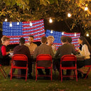 American Flag Light, 420 Super Bright LEDs Net Light Waterproof US for Independence Day July 4th, Yard, Garden Patio Yard Holiday Decoration by GreenHaven Gardens
