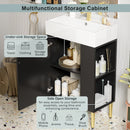 Bathroom Vanity, Combo Cabinet, Bathroom Storage Cabinet, Single Ceramic Sink by Unique Piece Furniture