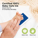 4-Pack Inkless Baby Hand and Footprint Kit - Mess Free Ink Pad for Newborn Keepsake, Dog Nose & Paw Print Kit, Clean Touch Ink Pad for Baby Hand & Footprints, Ideal New Mom Gifts (Fiesta) by TinyTreasures Baby Boutique