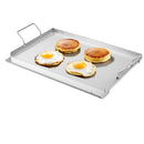 23x16 in Flat Top Griddle Stainless Steel Universal BBQ Grill Pan Cookware by HouseOfZazla