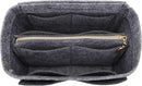 LEXSION Felt Purse Bag Organizer Insert with zipper Bag Tote Shaper Fit Speedy Neverful PM MM by CozyNest Decor
