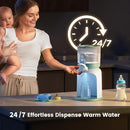 Momcozy Dual Lights Water Warmer for Night Feedings, Instant Bottle Warmer for Making Formula, 57 Oz Larger Capicity, Formula Dispenser with 6 Temp Options, Breastfeeding Essentials by TinyTreasures Baby Boutique