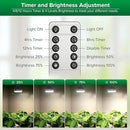 SANSI Dimmable Grow Light Bulb, Full Spectrum with Remote Control, Auto On Off Timing 4 8 12 Hrs, 5W PAR20 (75 Watt Equiv) Grow Lamp with Optical Lens for High PPFD, Energy Saving for Indoor Plants by GreenHaven Gardens