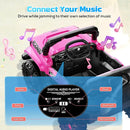 SEALIGHT 12V Kids Ride On Truck Car w/Parent Remote Control, 4 * 380W Motors, 3 Speeds, Emergency Braking, LED Lights, Music & Horn, Kids Electric Vehicles for Boy Girl Gift by TinyTreasures Baby Boutique