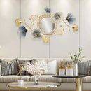 Lucky Monet Wall Art Decor Large Metal Wall Art Modern Geometric Circular Decor Wall Sculptures Wall Hanging Decoration for Living Room Dinning Room Bedroom Entryway Kitchen (Style 3) by CozyNest Decor