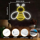 Bee Neon Sign - Dimmable Honey Neon Light Wall Decor, Birthday Party Decorations for Home, Patio, Garden, Bars, Hotels, Stores - Gift for Friends, Family, and Kids by GreenHaven Gardens