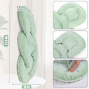 GFU Infant Car Seat Insert Head and Body Support, Reversible Newborn Insert for Carseat with Strap Pads, Soft Stroller Cushion Pillow Insert for Boys and Girls, Fits for Stroller, Swing, Green by TinyTreasures Baby Boutique