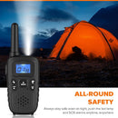 Wishouse Walkie Talkies for Kids Adults - Long Range Rechargeable 2 Way Radios,Gift,Hiking Accessories Camping Gear with Lamp,SOS Siren,NOAA Weather Alert,VOX,Easy to Use 2 Pack by TinyTreasures Baby Boutique
