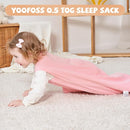 Yoofoss Baby Sleep Sack 6-12 Months Baby Wearable Blanket 100% Organic Cotton 2-Way Zipper TOG 0.5 Toddler Sleeping Sack, Lightweight Sleep Sacks for Babies(Medium) by TinyTreasures Baby Boutique