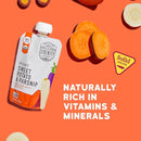Serenity Kids 6+ Months Baby Food Pouches Veggie Puree - Sweet Potato & Parsnip - BPA-Free & USDA Organic Baby Food - No Added Sugar - Allergen Free - 3.5 Oz, 6 Pack by TinyTreasures Baby Boutique