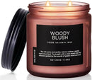 M&SENSE Rose Oudwood Scented Candle, 11.6oz 70 Hours Natural Soy Wax Long Lasting Slow Burning Candles, 2 Wick Relaxing Aromatherapy Gifts for Home Decor by CozyNest Decor