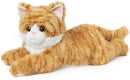 Orange Tabby Cat Stuffed Animals, Microwavable Stuffed Animal Adorable Fluffy Cat Plush for Warmth & Comfort, Heatable & Coolable Lavender Scent Cat Toys, Cute Soft Plushies Cat Gifts for Kids & Adult by TinyTreasures Baby Boutique