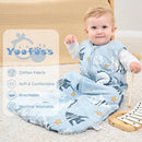 Yoofoss Baby Sleep Sack 12-18 Months, TOG 2.5 Baby Wearable Blanket with 2-Way Zipper, 100% Organic Cotton Fabric Winter Newborn Sleeping Sack, Warm Soft Comfy by TinyTreasures Baby Boutique
