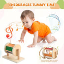Adena Montessori Full-Size Spinning Drum Montessori Toys for Infant 6 - 12 Months 1 Year Old Babies Toddlers (Typical) by TinyTreasures Baby Boutique