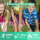 Kids Watches for Girls Boys Digital Sport Watch with Step Counter Pedometer Vibration Alarm Clock, No App Waterproof Fitness Tracker Kids Watch Boys Girls Teens Students Ages 5-16 by TinyTreasures Baby Boutique