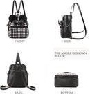 KL928 Girls Bowknot Polka Dot Cute Mini Backpack Small Daypacks Convertible Shoulder Bag Purse for Women by TinyTreasures Baby Boutique