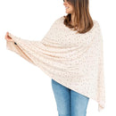 WeeSprout Nursing Cover for Breastfeeding, Soft & Breathable Nursing Poncho, Neck Insert for Hands-Free View, Machine Washable & Dryer Safe Feeding Cover Up by TinyTreasures Baby Boutique
