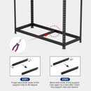 WORKPRO 5-Tier Steel Shelving Unit-Black, 27-2/5”W x 11-7/10”D x 60”H, Adjustable Storage Rack, Heavy Duty Shelf with MDF Board, 1650 lbs Load Capacity (Total) for Garage, Basement, Kitchen by GreenHaven Gardens