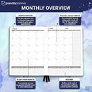 Panda Planner Pro Undated Daily Planner 2025-2026 with Hourly Schedule 8.5"x11" - To Do List Notepad, Daily Journal, Goal Planner, Habit Tracker, Gratitude Journal - Home/Office Supplies - Purple by TinyTreasures Baby Boutique