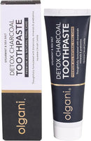 | Detox Charcoal Toothpaste | Natural Whitening Formula with Activated Charcoal | Gentle Whitening Toothpaste | Freshens Breath | Gum Health | Fluoride-Free | Safe for Kids | 2.53 Fl.Oz by CozyNest Decor