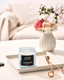 M&SENSE Clean Cotton Scented Candle - 11.6oz Natural Soy Wax Clean Cotton Blossom Scent Non Toxic Candle, 70-Hour Slow Burning 2-Wick Aromatherapy Home Fragrance Gifts for Home Decor by CozyNest Decor