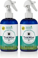3 Moms Organics, TickWise 8oz Extra Strength Double Whammy 2-Pack - DEET- Free, Tick and Insect Repellent, Plant Based Essential Oils, All Natural Ingredients, Safe for Kids, Adults, Dogs & Horses by TinyTreasures Baby Boutique