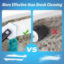 squish Disposable Toilet Brush with 16 Refills, Wall-Mounted No-Drill Adhesive Holder, Toilet Cleaning Kit for Bathroom - Space-Saving & Easy to Use by CozyNest Decor