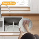 2 Tier Lazy Susan Organizer Turntable Adjustable,12 Inch Two Tier Lazy Susan Metal Easy Assembly Cleaning, Rotating Spice Rack Organizer for Cabinet Dining Table Kitchen Countertop White by CozyNest Decor