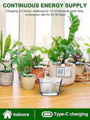 Automatic Watering System with Adjustable Drippers, Indoor Automatic Plant Waterer, Automatic Drip Irrigation Kit with Customize Schedule Water Timer for Balcony, Indoor Vacation Plant Watering by GreenHaven Gardens