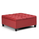 Harrison - Upholstered Coffee Table Storage Ottoman by Unique Piece Furniture