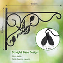 Hanging Plants Bracket, 4 Pack 12 inch Wall Planter Hook with Iron Screws Included, Decorative Plant Hanger for Bird Feeders, Wind Chimes Indoor, Lantern, Flower Pot,Outdoor Indoor Patio Decor by GreenHaven Gardens