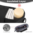 Accmor Universal Stroller Organizer with Insulated Cup Holder, Stroller Caddy Bag Accessories, Stroller Cup Holder Organizer for Uppababy Baby Jogger Britax Stroller, Black by TinyTreasures Baby Boutique