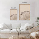 SIGNINART Large Tree Ring Framed Canvas Wall Art Set, Rustic Beige Wooden Wall Decor, Neutral Nature Wood Stump Artwork, Modern Art Prints for Bedroom Living Room Office 24"x36"x3 by CozyNest Decor