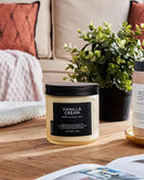 M&SENSE Vanilla Soy Candles, Medium 2 Wick 11.6oz 70 Hours Burning Time, All Natural Organic Soy Wax, Relaxing Aromatherapy Scented Candle, Housewarming Gift for Women and Men by CozyNest Decor