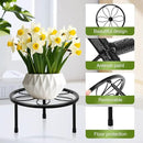 ESRICH Plant Stands, Metal Plant Stands Indoor, Plant Stand,Heavy Duty Plant Stands for Multiple Plant , Anti-Rust Iron Plant Pot Shelffor Planter, Potted Plant Holder for Garden Home ( 2 Pack 7.8in) by GreenHaven Gardens