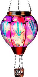 Solar Lantern Outdoor Waterproof, Hanging Lantern for Backyard Porch Patio Lawn Pathway Decor, Yard Decorations, Hot Air Balloon Garden Gifts by GreenHaven Gardens