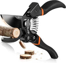 Pruning Shears for Gardening, 8.5" Professional Bypass Garden Scissors & Hedge Clippers for Branch, Plant Trimming, Heavy Duty Hand Pruner【Titanium Blade】【Arthritis Friendly】【Ergonomic Handle】 by GreenHaven Gardens