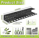 Screwdriver Holder Wall Mount,Heavy Duty Metal Utility Bit Organizer for Screw driver Pliers Drill Bits Small Tools,Screwdriver Organizer Suitable Garages Homes Workshops Sheds (54 holes 1pc) by GreenHaven Gardens