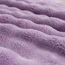 YUSOKI Luxury 3D Bubble Throw Blanket 2lb,All Ages,Home Decoration, (Lilac Purple,50 * 60inches) by CozyNest Decor