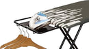 Extra Large Ironing Board with Large Hang Rail and Iron Rest in 63" L x 20" W (with Iron Rest) by CozyNest Decor