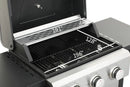 3-Burner Propane Gas BBQ Grill, 25,650 BTU Output, Wire Enamel Cooking Grids, Foldable Side Table, Stainless Steel Outdoor Grill for Patio and Backyard by GreenHaven Gardens