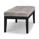 Lacey - Upholstered Tufted Ottoman Bench by HouseOfZazla