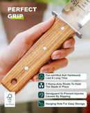 Hori Hori Trowel Knife Japanese Weeding Knife Garden Knife Tool with Sheath for Landscaping Digging, Dividing Plants, Planting Bulbs, Digging Out Weeds, Removing Rocks, Cutting Through Roots by GreenHaven Gardens