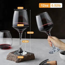 Crystal Wine Glasses Set of 6-12oz Long Stem Wine Glass, Clear Pretty Crystal Glassware, Hand Blown Drinkware, Unique Stemware Wine Glass Holiday Gift Set by CozyNest Decor