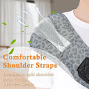 Baby Carrier Newborn to Toddler-Adjustable Baby Sling Carrier,Toddler Carrier for 25-60lbs,Comfortable Baby Sling for Hands-Free Carrying (Ash-Blue Leopard Print) by TinyTreasures Baby Boutique