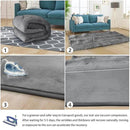 Baby Play Mat for Floor Tummy Time Mat Nursery Rug Muscle Mat Area Rug Playroom Rug Tatami Mat 6'7"x4'11" Memory Foam 1.3" Thick Crawling Mat for Babies,Toddlers, Infants, Kids,Floor Mat(Grey) by CozyNest Decor