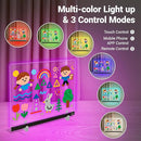 Lumiboard Led Drawing Board with Colors,Light Up Acrylic Cosmody Drawing Board,Glowing Led Note Board with Light,Lumiboard Led Boards to Write On,Christmas Gifts for Kids (Standard) by TinyTreasures Baby Boutique