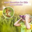 Binoculars for Kids,Compact Kids Binoculars 8x21 High-Resolution for Bird Watching, Camping, Exploration, Hiking, Hunting, Sports Events and Safari Park Gifts for 3-12 Year Boys Girls by TinyTreasures Baby Boutique