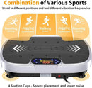 Vibration Plate Exercise Machine, Vibrating Plate Machine with Bluetooth for Lymphatic Drainage, Vibration Platform for Women Men Full Body Weight Loss by CozyNest Decor